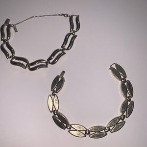 Vintage Goldtone Monet Link Bracelets